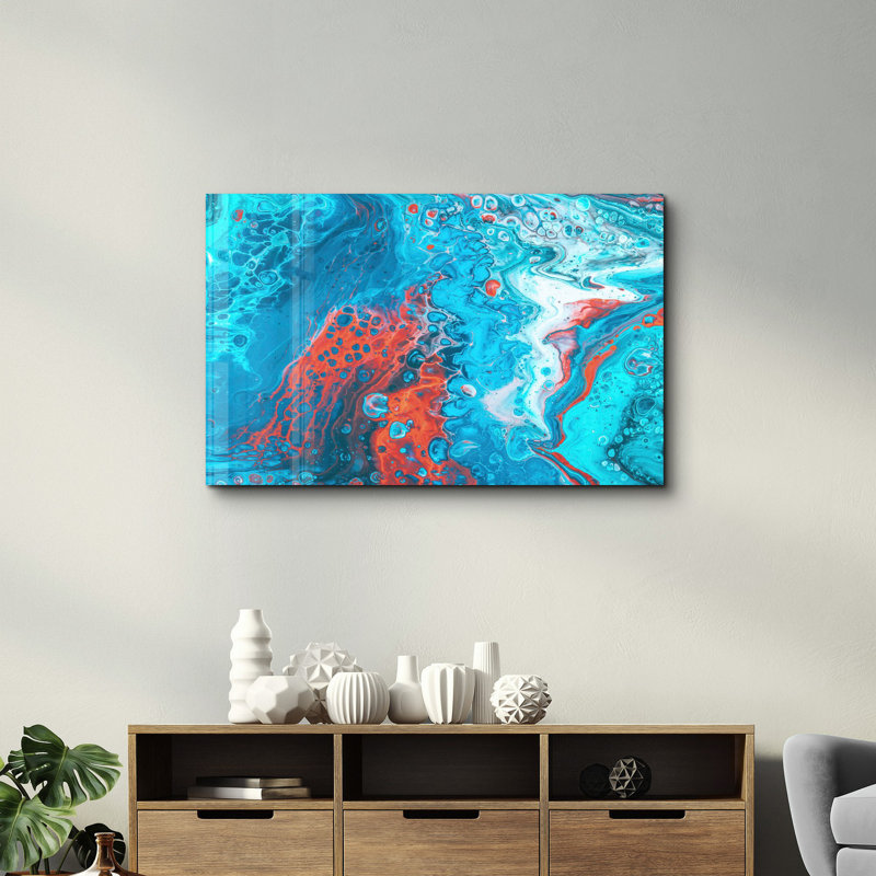 Elegant Tempered Glass Wall Art Painting, 13.8 x 21.7 inches | 100% Tempered Glass, Thickness: 0.16 inches | UV Printed for Vibrant Colors | Perfect for Home Decor, Living Room, & Office Spaces