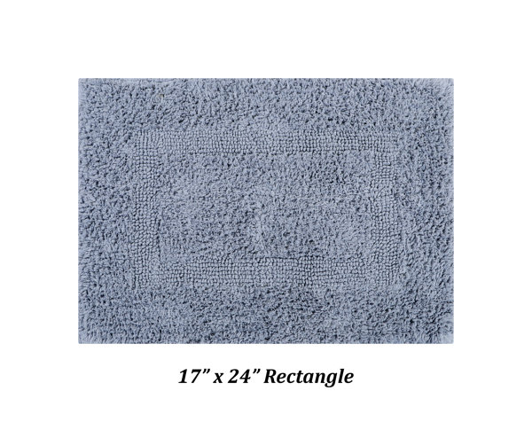 Better Trends Hotel Reversible Bath Rug, 100% Cotton, 24 X 40