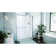 Harmony 50 - 54 in. W x 76 in. H Semi-Frameless Shower Door with ClearMax™ Technology