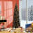 7Ft Pencil Christmas Tree ,Black