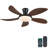 48 Inch 5-blade Modern Low Profile Ceiling Fans With Lights And Remote/app-1328602180