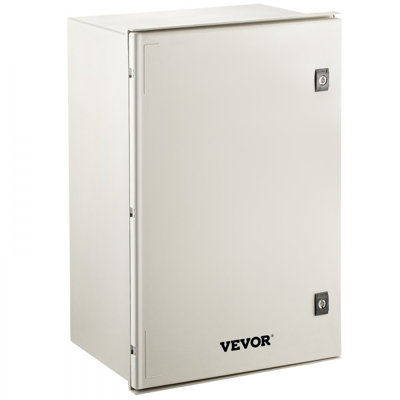 NEMA Steel Enclosure, 24 x 16 x 9'' NEMA 4X Fiberglass Electrical Box, IP66 Waterproof & Dustproof, Outdoor/Indoor Electrical Junction Box, with Mounting Plate(60 x 40 x 23 cm)