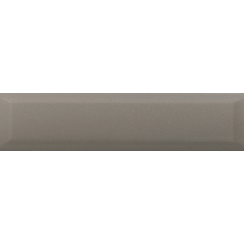 Choice 16" x 4" Ceramic Bullnose Tile Trim in Taupe