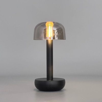 Aria Classy Cordless Rechargeable Table Lamp | Frosted Glass Shade | Modern Lighting For Home