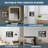 16" W X 20" H X 4" D Waterproof Recessed Shower Niche With Double Shelves In Matte Black, No Tile Needed-1837547791