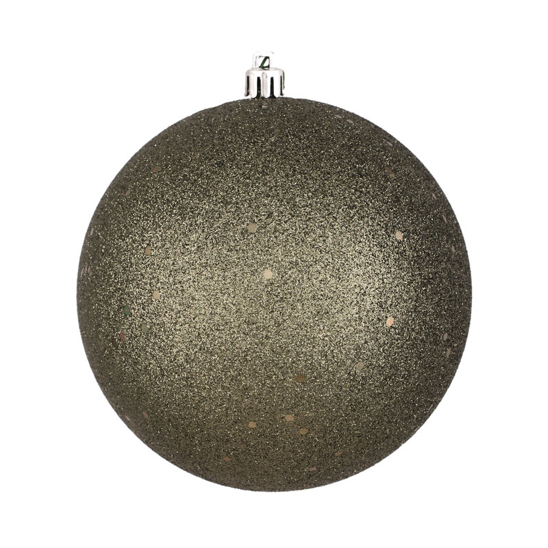Décoration de boule décorative des Fêtes, H 6 po x l 6 po x P 6 po, Paillettes pervenche