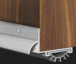 Sabot de porte en aluminium avec goutte de pluie et insert en vinyle Cal Royal DSR-408AV-36 DSR-408