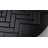 1X3” Herringbone Matte Porcelain Mosaic Tile - (Box Of 10 Sheets)-113549728