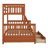 Bunk Bed with Ladder and Drawers-1828535389