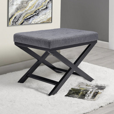 Linen Upholstered Bench