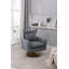 Fauteuil d'appoint pivotant à 360 degrés avec coussin-1177999106