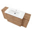Meuble-lavabo autoportant 64 po avec lavabo en céramique blanche et 2 petites armoires de rangement 64 po-2083248518-2089442412