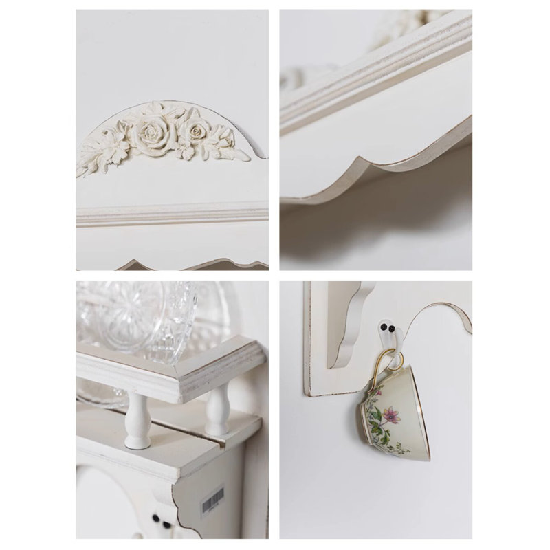 2 Piece Wood Accent Shelf