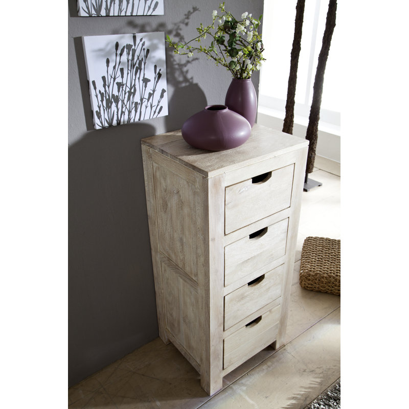 4 Drawer 45cm W Solid Wood Chest