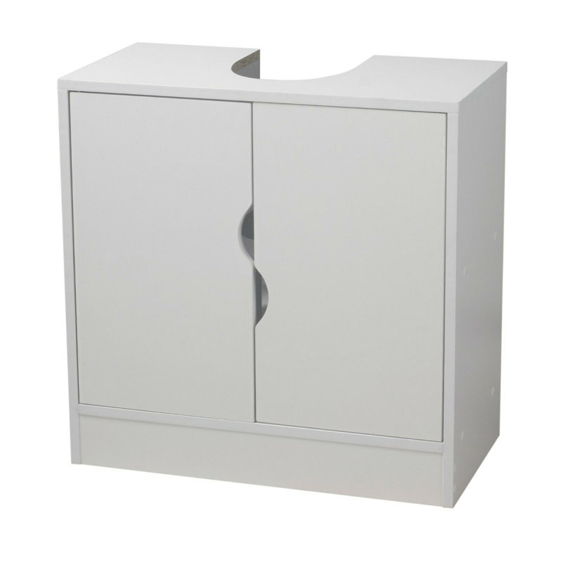 Baqir Under Sink Cabinet, White