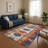 Premium Machine Washable Tiana Tribal Rug-2069380532
