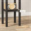 Console fonctionnelle, table d'appoint étroite avec tiroir, table de bout compacte, table d'appoint peu encombrante