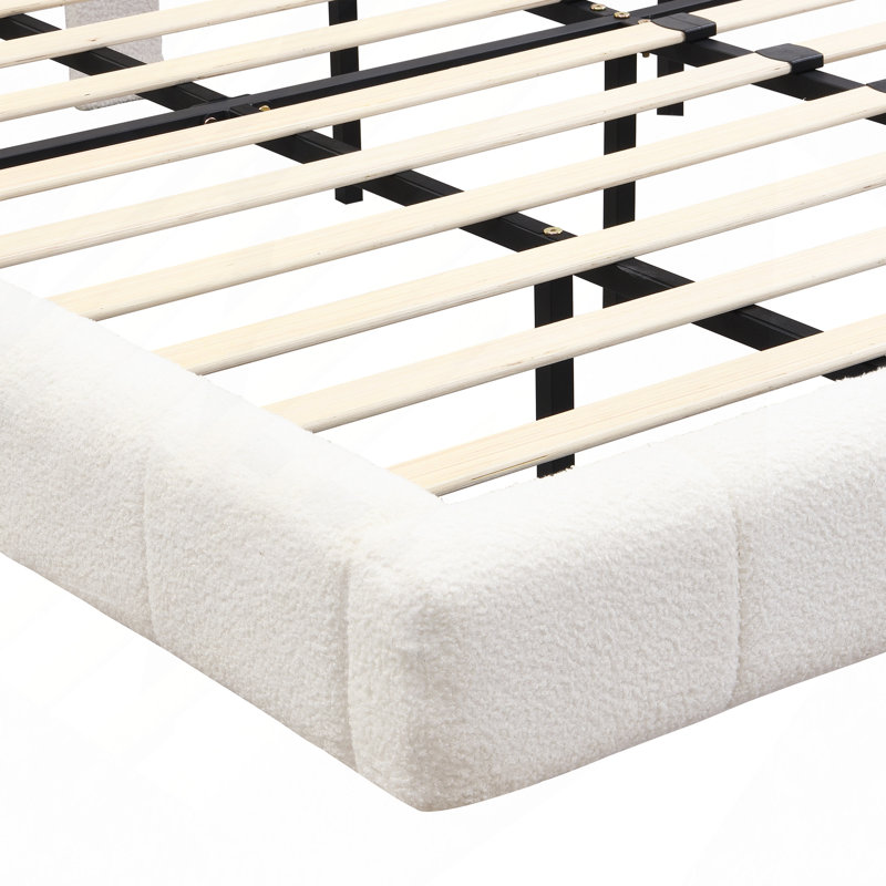 Floating Bed With Light, King