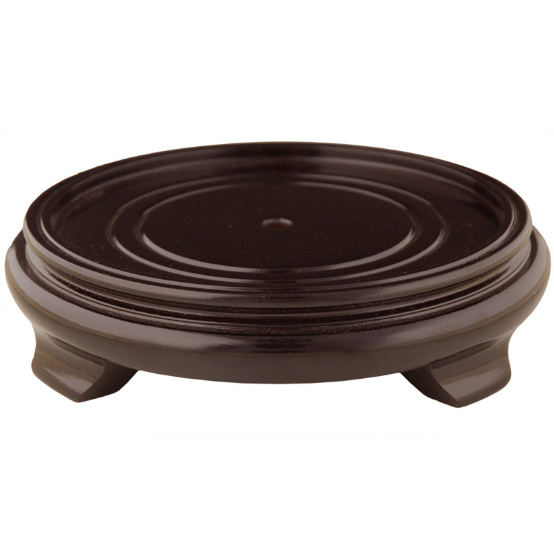 Rosewood Pedestal, 2.5" H x 9.5" D
