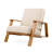Brayson Acacia Outdoor Lounge Chair-1847162968