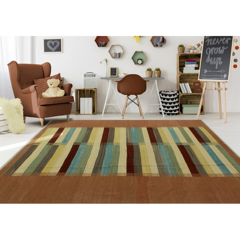Tapis brun Winchester Kilim Demeter
