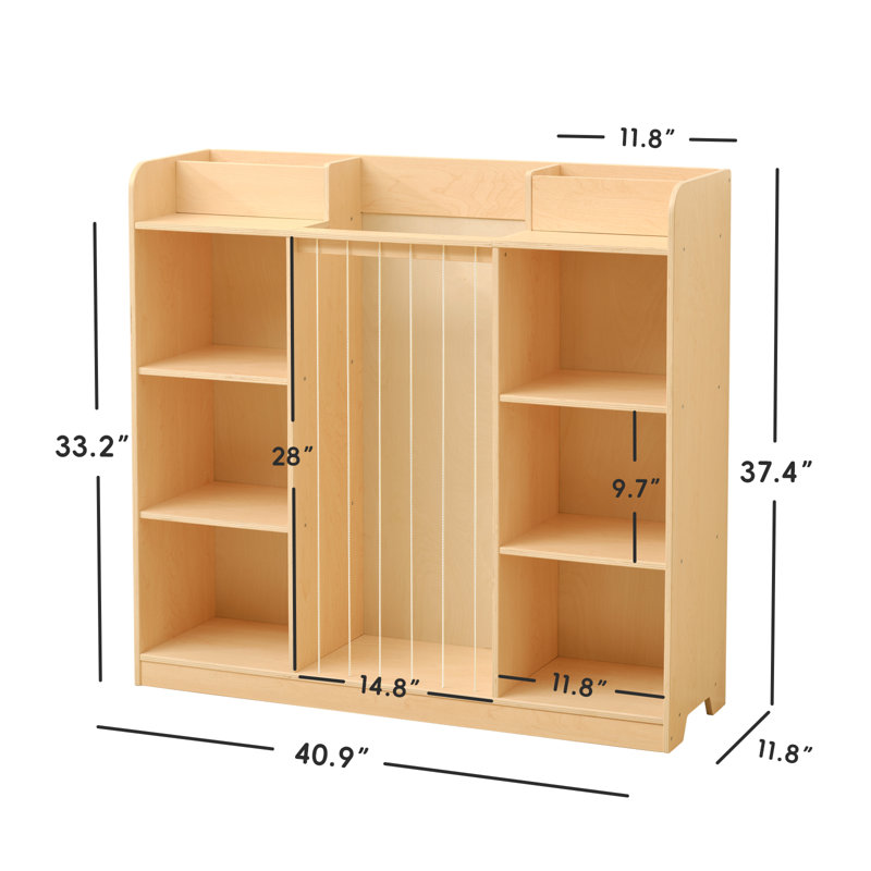 Kids Bookshelf And Toy Storage Organizer