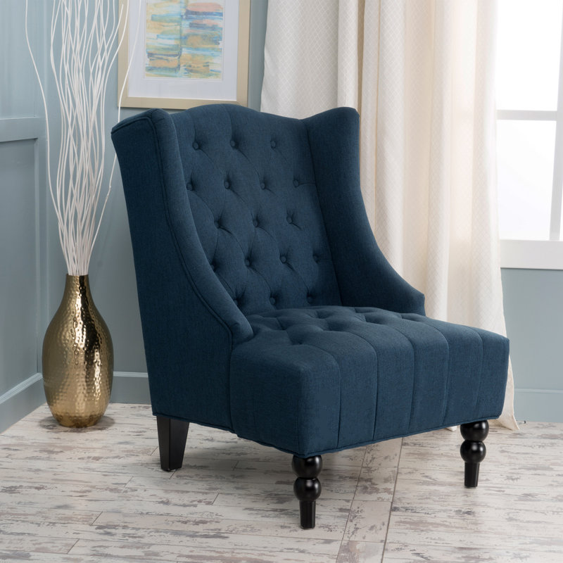 Danni-Lee Tufted High Back Accent Chair Club Chair Upholstered Chair Wingback Chair Living Room Chair