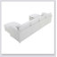 134*66" Chenille Modular Sectional Sofa,U Shaped Cloud Couch Set With Double Cushions