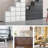 3 Drawer Metal Vertical File Cabinet with Lock Office Home Steel Vertical File Cabinet-614189803