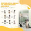 Metal, Plastic Pressure Mounted Pet Gate