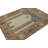 Rug & Kilim's Distressed rug with Mihrab Pattern and Beige Open Field