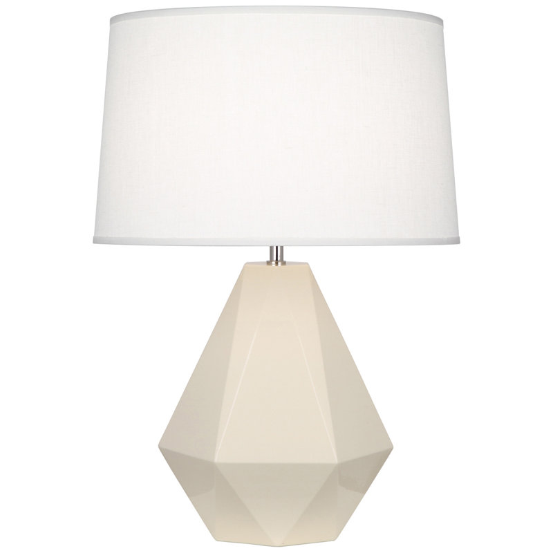 Delta Table Lamp, Bone