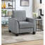 Fauteuil d'appoint rembourré Evadnee