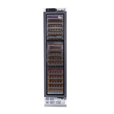 18-In Built-In Panel Ready Three Zones Wine Cooler