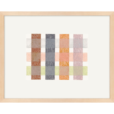 Jarin Untitled (gridlock) no.6 by Beth James - Framed Wall Art