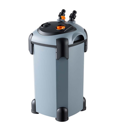 Filtre externe d'aquarium 317 GPH à 3 étages avec moteur en cuivre, conçu pour les aquariums et les aquariums, contrôle de débit réglable, conception résistante aux fuites, circulation d'eau efficace, fonctionnement silencieux