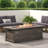 56'' Rectangular Outdoor MGO 50,000 BTU Propane Fire Pit, Wood Pattern (Tank Cover Not Included)-1035404518