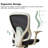 Okeysen 2 Person Benching Workstation & 2 BIFMA Certified Office Chairs Set-128929793
