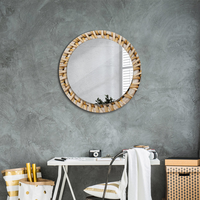 Huldar Glass Flat Wall Mirror