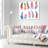 Rainbow Feathers - Animal Printed Throw Pillow