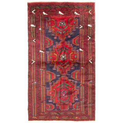 Tapis bleu marine Rizbaft 3 pi 2 po x 5 pi 11 po