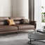 Coussin de canapé modulaire en cuir véritable Coffee-650093007