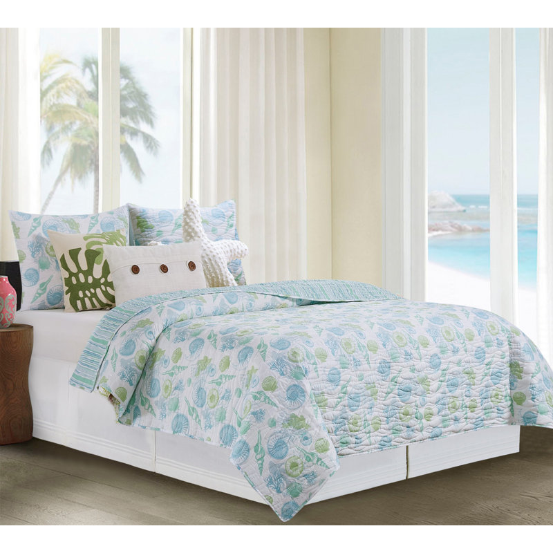 Ensemble de courtepointe Delray Beach King