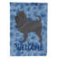 Caniche en polyester à 2 côtés 40 x 28 po standard welcome drapeau maison-957492997