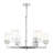 Nailwell 6 - Light Steel Dimmable Chandelier-27063593