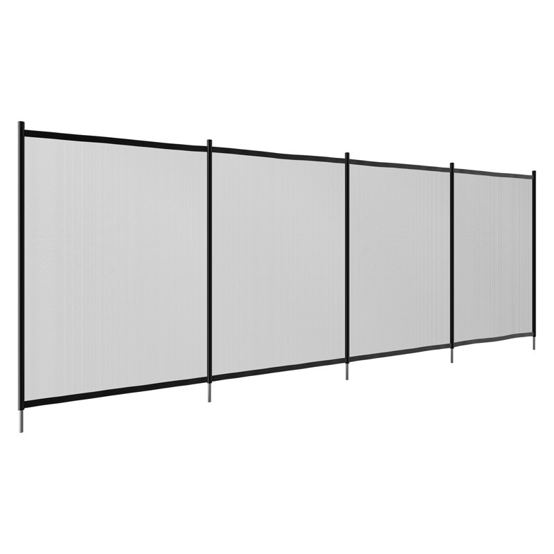 Clôture de piscine en maille métallique 4 pi H, 4 pi x 48 pi