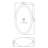 Novatto 15'' Black/Copper Glass Oval Bathroom Sink