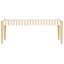 Banc en cuir tissé de 47 po Orin-634083437
