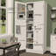 Garde-manger en métal robuste de 72 pouces avec assemblage sans outil et cinq tablettes réglables pour un rangement flexible et durable.