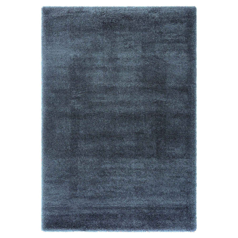 Rother Anthracite Machine Washable Non-Slip Soft Shaggy Rug, Rectangle 2 pi x 3 pi 4 po